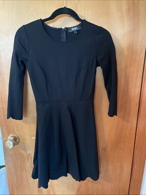 Lulu's Black Fit & Flare Dress